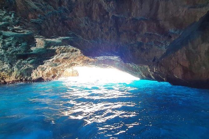 Blue Cave Adventure & Beach Time - Bay of Kotor submarine tunnels: the swim has a finish line